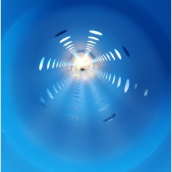 Filtr studzienny fi 160 mm, długość 200 cm, atestowany niebieski