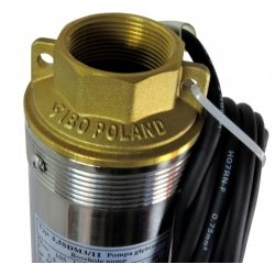 Pompa głębinowa 3,5 SDM IBO 3-15 antypiaskowa + kabel 20m (105l/min, 1100 W)