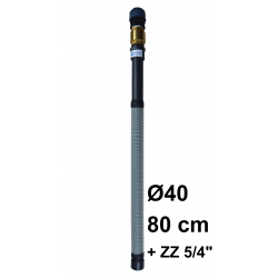 Filtr studzienny PCV, igłofiltr, śr. 40 mm, dł. 80 cm + zawór zwrotny 5/4"