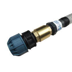 Smok ssący PCV, igłofiltr, śr. 32 mm, dł. 50 cm + zawór zwrotny 1