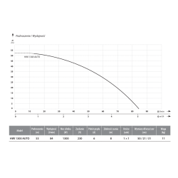 Pompa powierzchniowa HWI 1300 AUTO (84 l/min, 1300W)