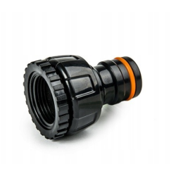 Przyłącze na kran 1"-3/4"GW do węża ogrodowego BLACK LINE POWER JET