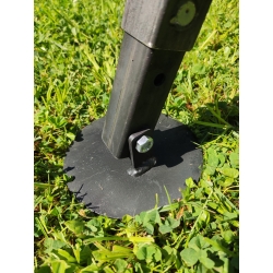 Trójnóg wiertniczy PRO z krążkiem 140 mm - bez żerdzi - do szlamowania