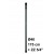 Filtr studzienny PCV, igłofiltr, śr. 40 mm, dł. 175 cm + zawór zwrotny 5/4"