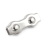 Zacisk zaciski nierdzewny INOX 3 mm do zawieszenia pompy - komplet 2 szt